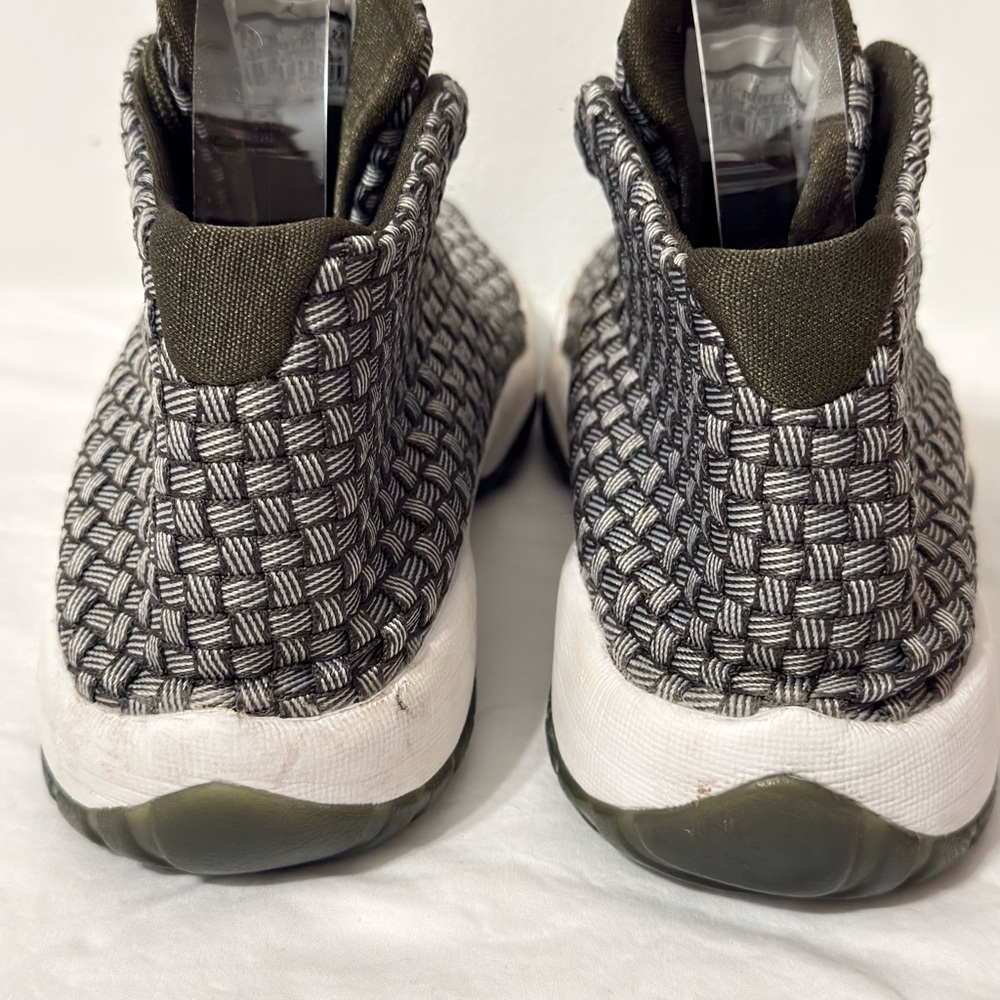 Air Jordan Future Green Woven Youth Size 6.5Y Kids Lifestyle Sneakers - Picture 8 of 10